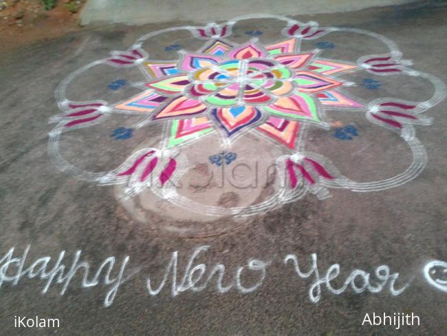 Rangoli: Freehand  rangoli