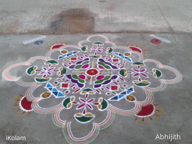 Rangoli: Ratha Sapthami kolam Rangoli: Ratha Sapthami kolam