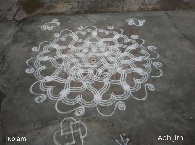 Rangoli: Freehand  rangoli