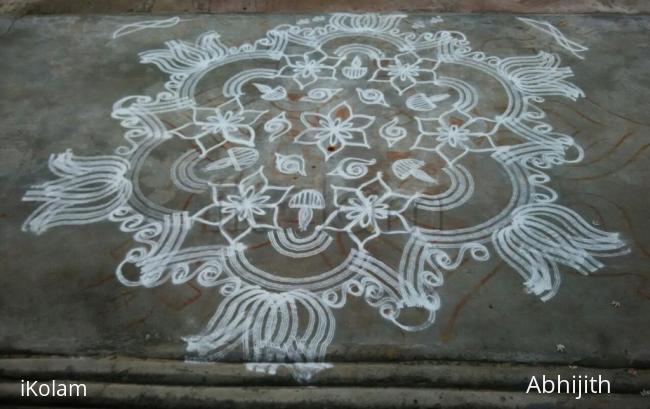 Rangoli: Sangu kolam