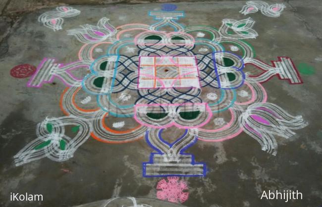 Rangoli: Tuesday 2nd sevvai Kolam 