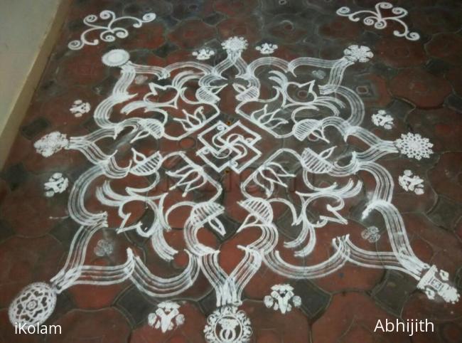 Rangoli: Welcome Varalakshmi 
