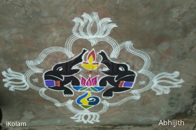 Rangoli: Akshaya tritiya Kolam Rangoli: Akshaya tritiya Kolam