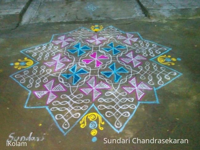 Rangoli: margazhi day 5