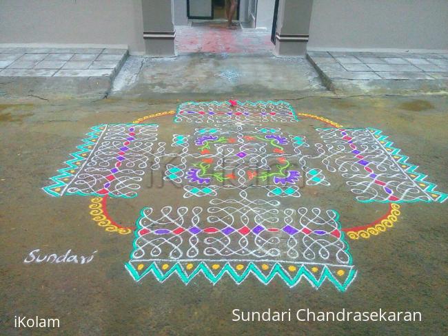 Rangoli: margazhi day 7