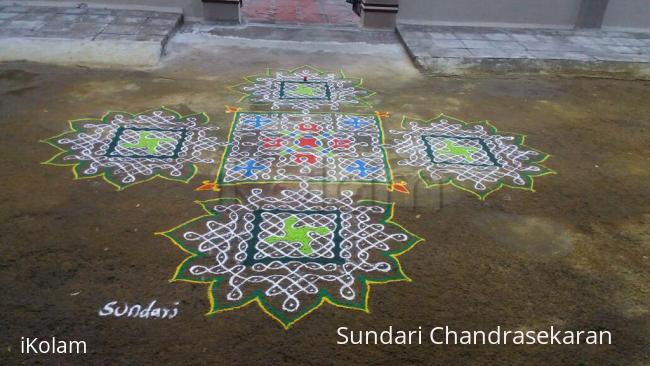 Rangoli: Happy' new year 2018