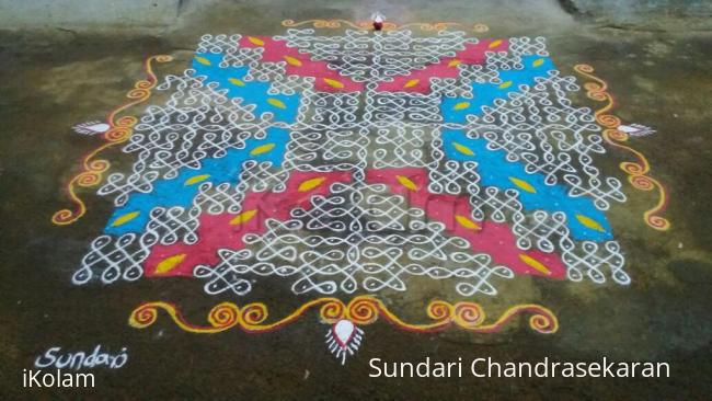 Rangoli: margazhi day 21
