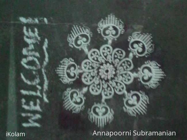 Rangoli: margazhi kolam