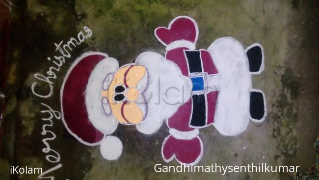 Rangoli: Day 9 Merry Christmas 