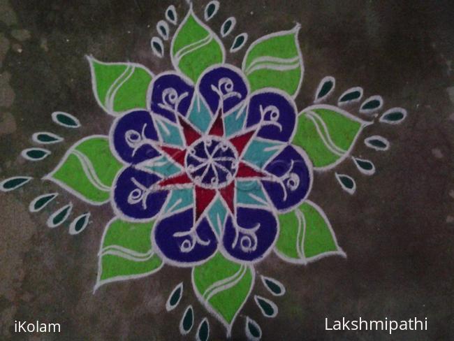 Rangoli: freehand rangoli