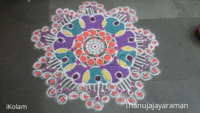 Rangoli: flower rangoli