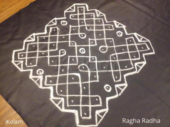 Rangoli: 7X7EASY CHIKKU RANGOLI-40