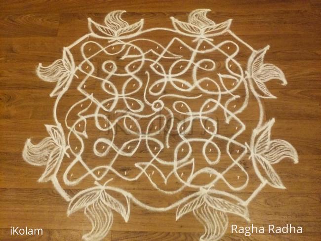 Rangoli: 7X7EASY CHIKKU RANGOLI-43