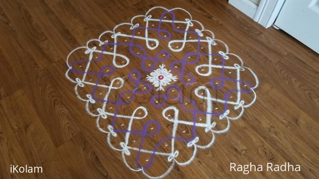Rangoli: 7X7EASY CHIKKU RANGOLI-54