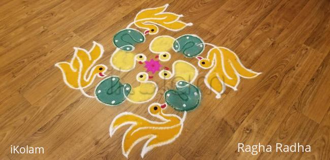 Rangoli: 2018 NAVRATHRI DAY-2 Rangoli: 2018 NAVRATHRI DAY-2
