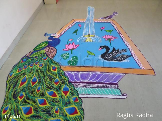Rangoli: HOLY RANGOLI