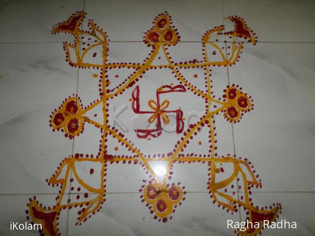 Rangoli: fish kolam