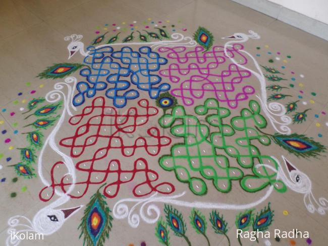 Rangoli: HAPPY HOLI & PANGUNI UTHIRAM SPL.