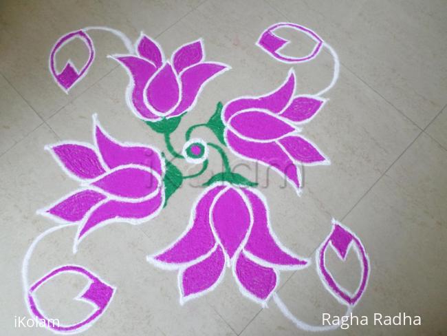 Rangoli: BEGINNERS RANGOLI-9-1 Rangoli: BEGINNERS RANGOLI-9-1