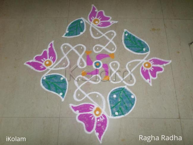 Rangoli: CHIKKU & LOTUS