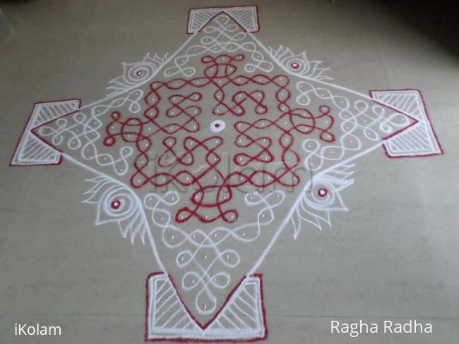 Rangoli: ThiruAAdhirai Spl. Day-18 Margazhi Kolam