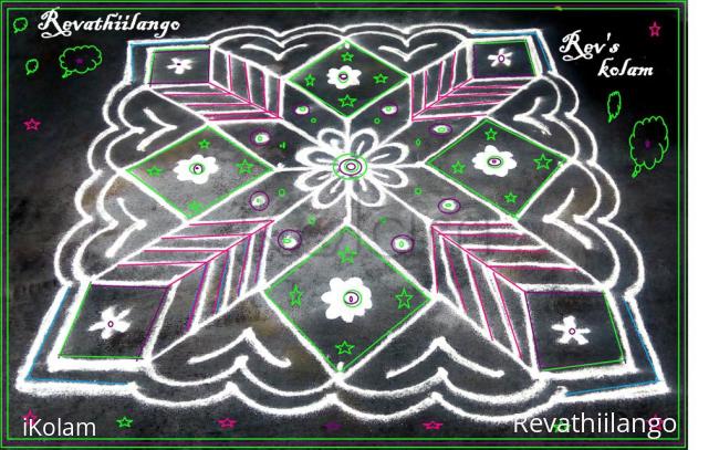 Rangoli: Rev's daily kolam 7: