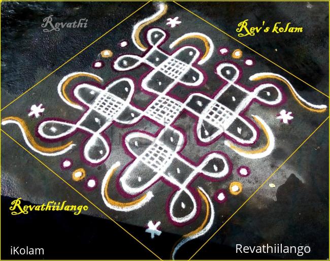 Rangoli: Rev's easy chikkus 3.