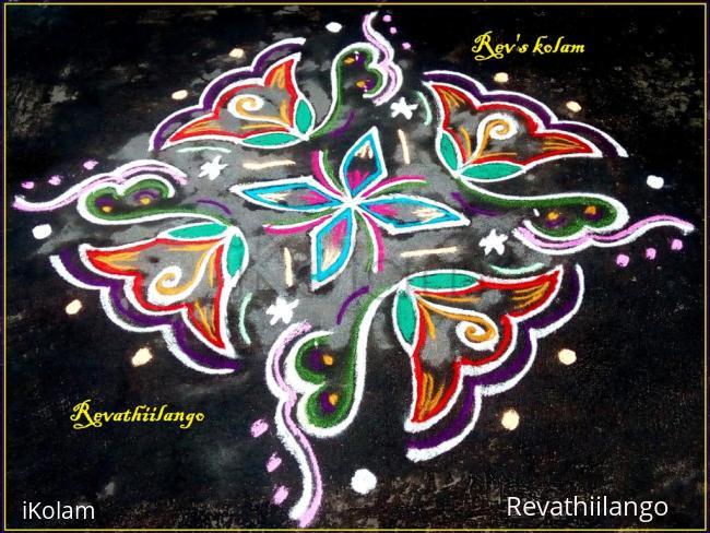 Rangoli: Rev's daily kolam 21.