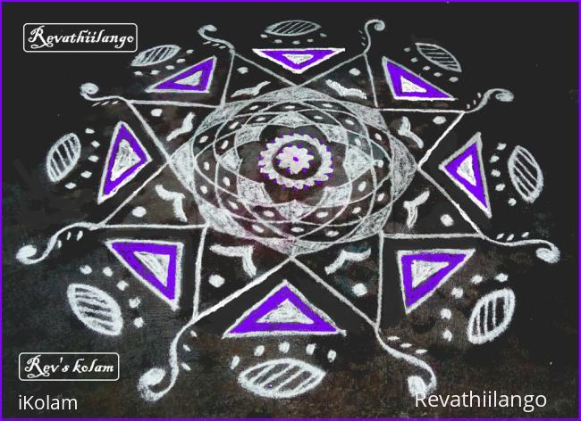 Rangoli: Rev's new type rangoli.