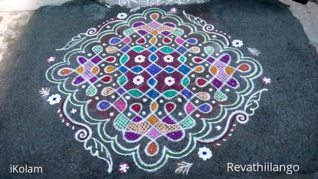 Rangoli: Rev's chikku kolam 9.