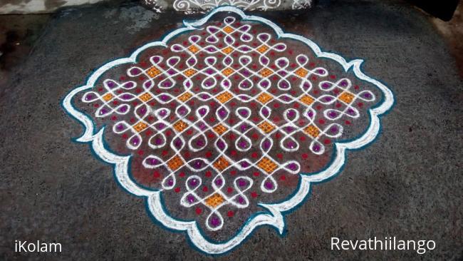 Rangoli: Rev's chikku kolam 12.