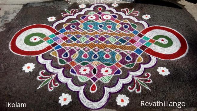 Rangoli: Rev's chikku kolam 19.