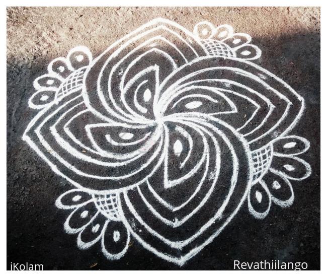 Rangoli: Rev's new try freehand 2.