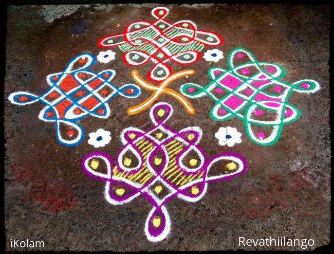 Rangoli: Rev's chikku kolam 65.