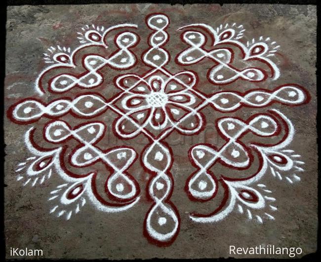 Rangoli: Rev's chikku kolam 68. Rangoli: Rev's chikku kolam 68.