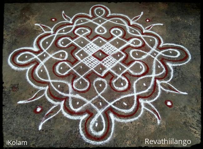 Rangoli: Rev's chikku kolam 70. Rangoli: Rev's chikku kolam 70.