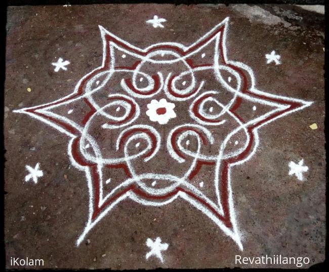 Rangoli: Rev's chikku kolam 69. Rangoli: Rev's chikku kolam 69.
