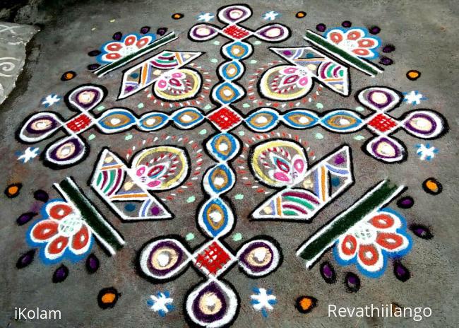 Rangoli: Rev's chikku kolam 76.