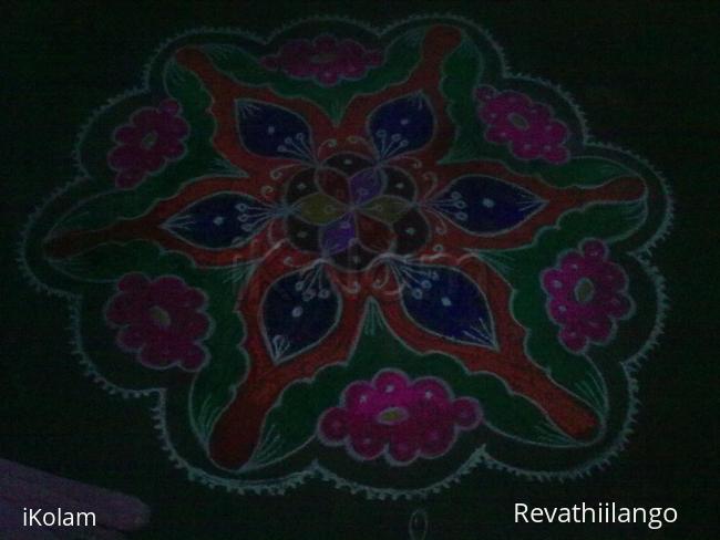 Rangoli: My daughter's wedding kolam. For Pandakkal. Rangoli: My daughter's wedding kolam. For Pandakkal.
