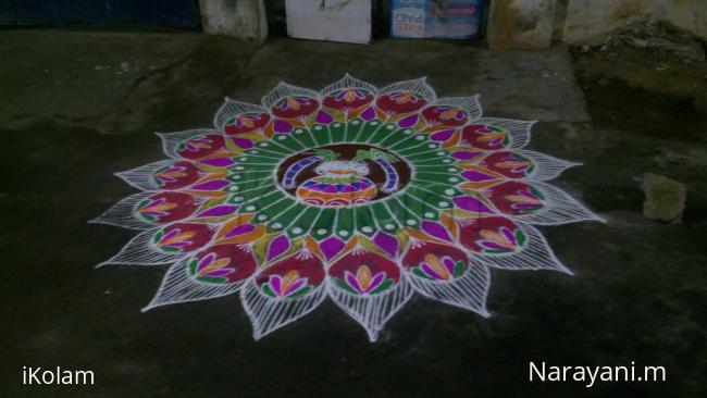 Rangoli: pongal kolam