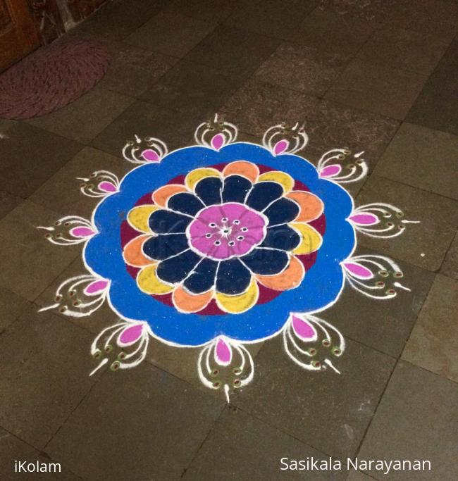 saraswathi kolam