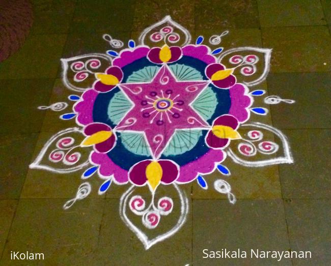 Rangoli: Vinayaka chaturthi kolam