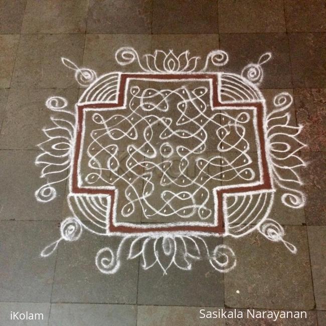Rangoli: White n white