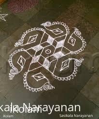 Rangoli: White n white