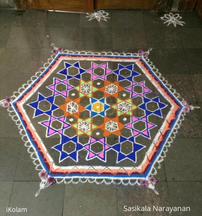Rangoli: Karthigai deepam Rangoli: Karthigai deepam