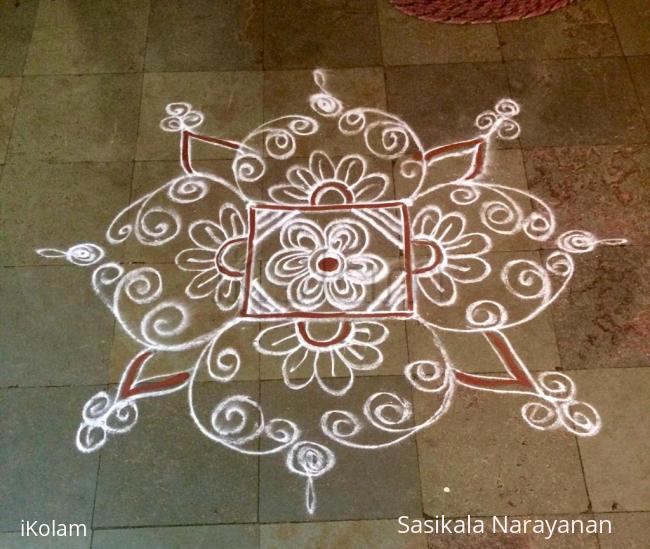 Rangoli: White n white Rangoli: White n white