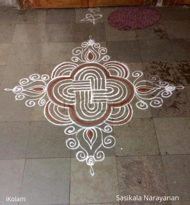 Rangoli: White n white