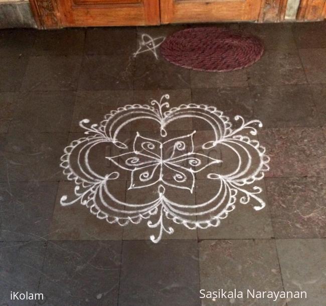 Rangoli: White n white