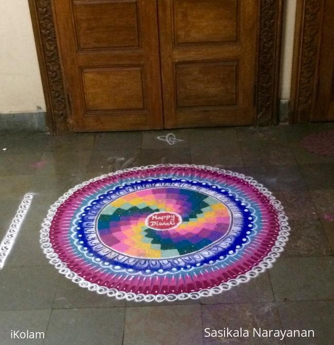 Rangoli: Deepavali rangoli