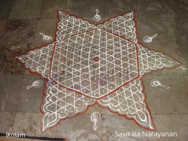 Rangoli: Natchathra Kolam